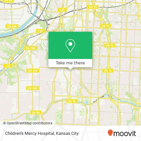 Children's Mercy Hospital map
