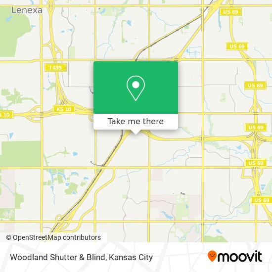 Mapa de Woodland Shutter & Blind