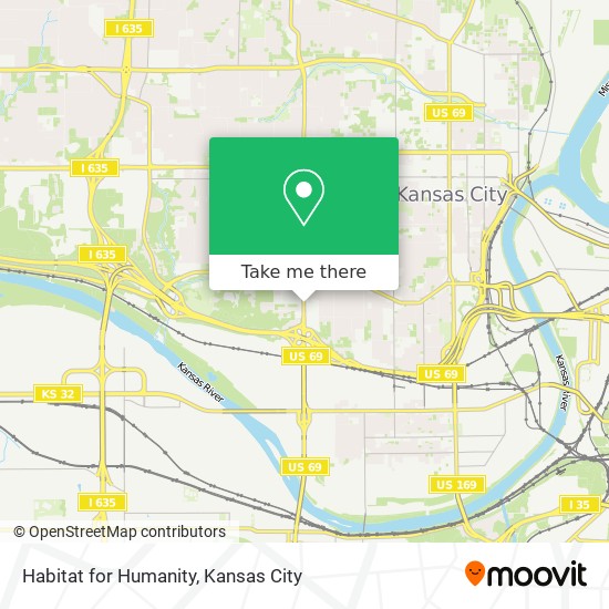 Mapa de Habitat for Humanity