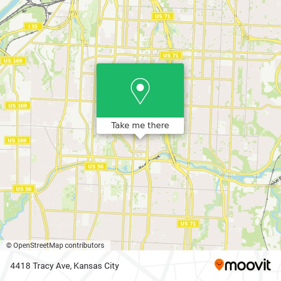 Mapa de 4418 Tracy Ave