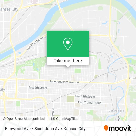 Mapa de Elmwood Ave / Saint John Ave