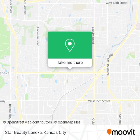 Star Beauty Lenexa map