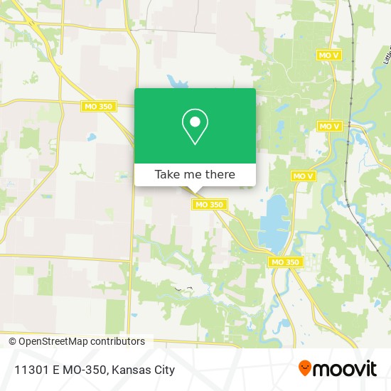 11301 E MO-350 map