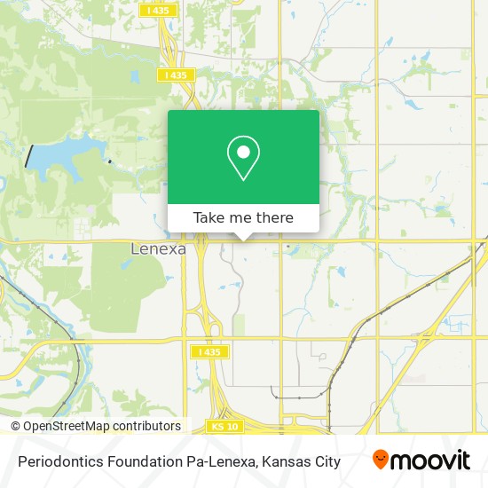 Periodontics Foundation Pa-Lenexa map