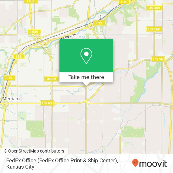 Mapa de FedEx Office (FedEx Office Print & Ship Center)