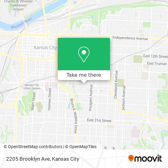 Mapa de 2205 Brooklyn Ave