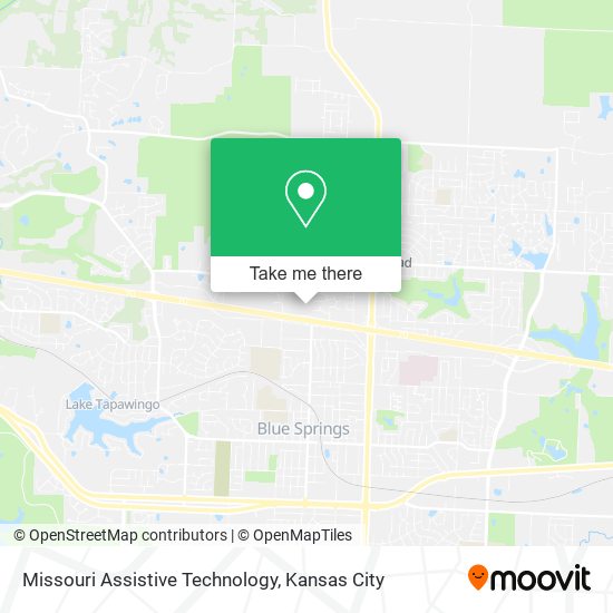 Mapa de Missouri Assistive Technology