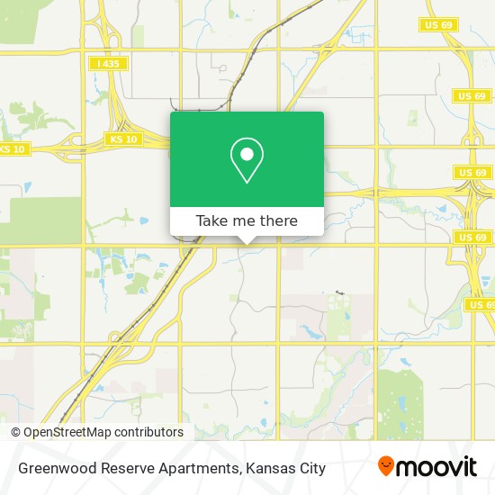 Mapa de Greenwood Reserve Apartments