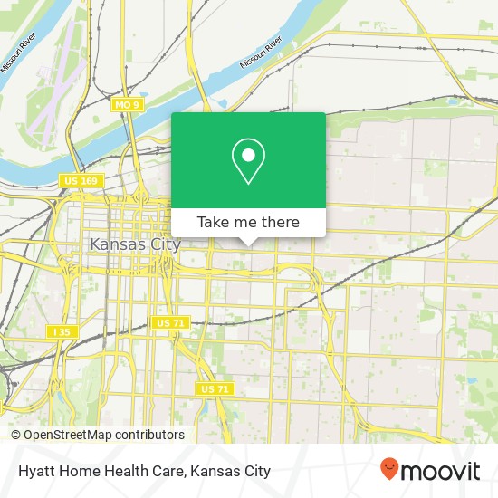 Mapa de Hyatt Home Health Care