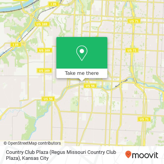 Country Club Plaza (Regus Missouri Country Club Plaza) map