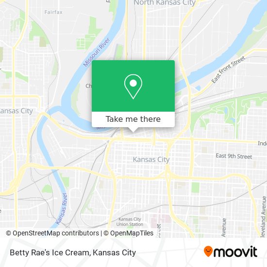 Mapa de Betty Rae's Ice Cream