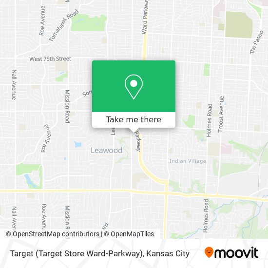 Mapa de Target (Target Store Ward-Parkway)