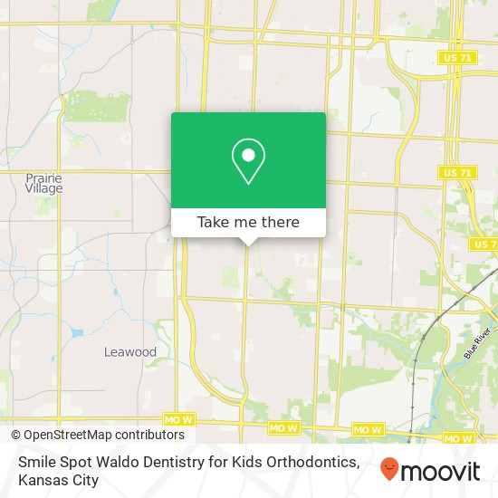 Smile Spot Waldo Dentistry for Kids Orthodontics map