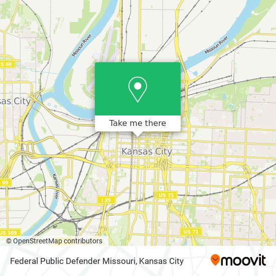 Federal Public Defender Missouri map