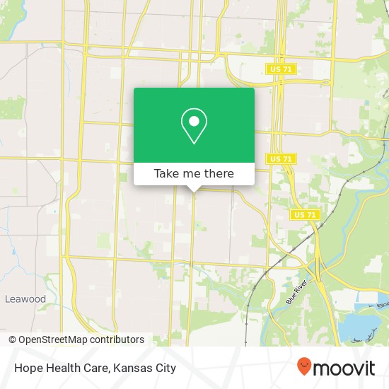 Mapa de Hope Health Care