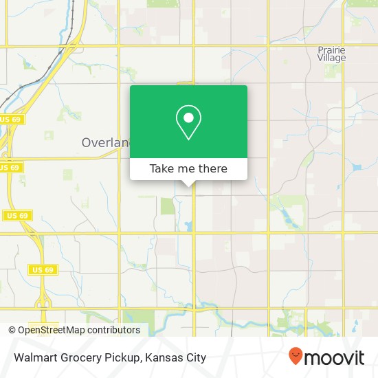 Mapa de Walmart Grocery Pickup