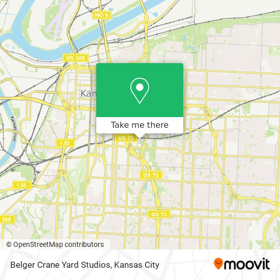Mapa de Belger Crane Yard Studios