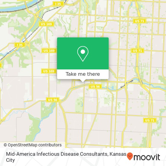 Mapa de Mid-America Infectious Disease Consultants