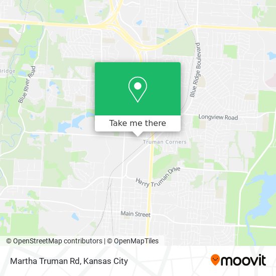 Martha Truman Rd map