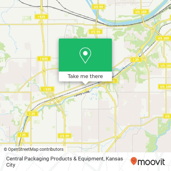 Central Packaging Products & Equipment map