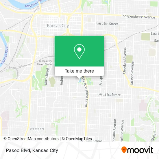 Paseo Blvd map