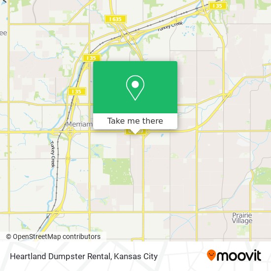 Mapa de Heartland Dumpster Rental