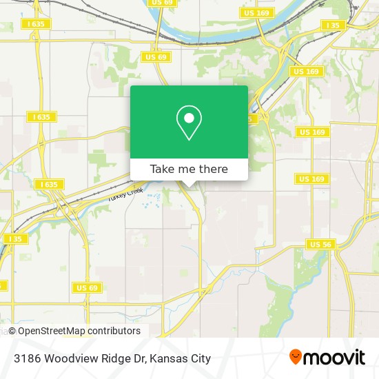 Mapa de 3186 Woodview Ridge Dr