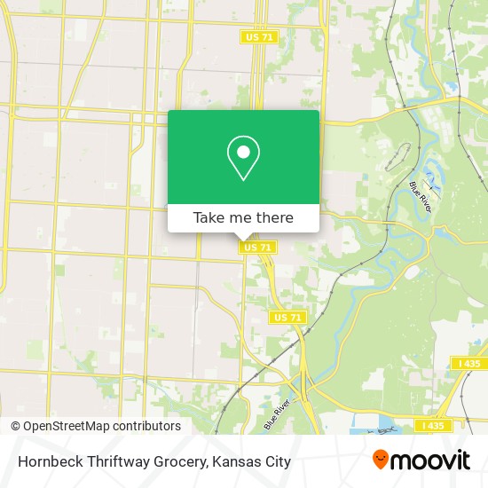 Mapa de Hornbeck Thriftway Grocery