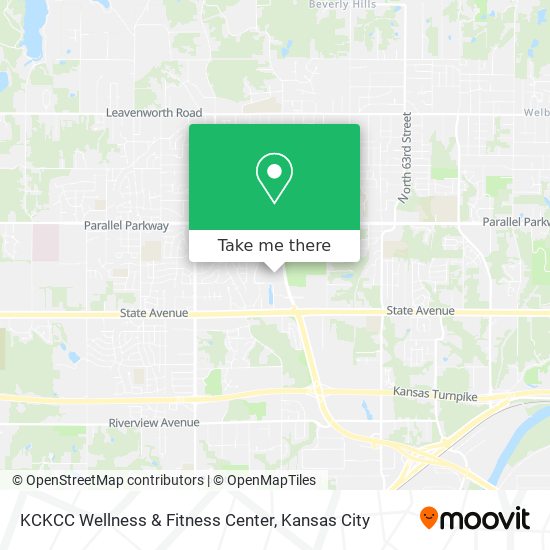 KCKCC Wellness & Fitness Center map