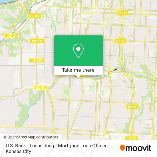 Mapa de U.S. Bank - Lucas Jung - Mortgage Loan Officer