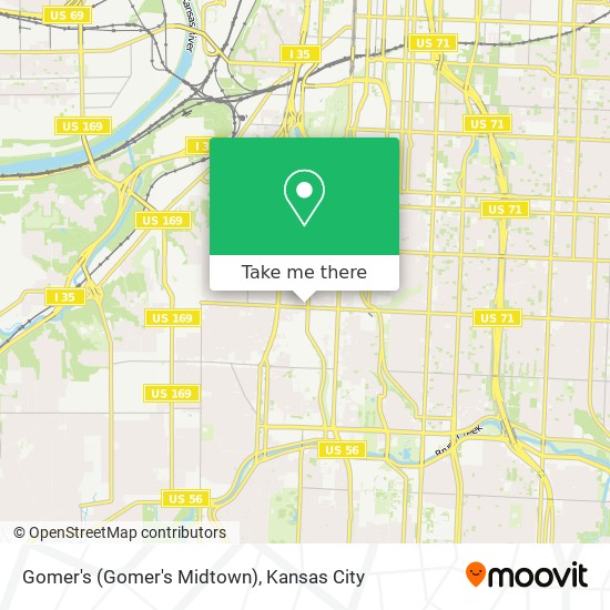 Mapa de Gomer's (Gomer's Midtown)