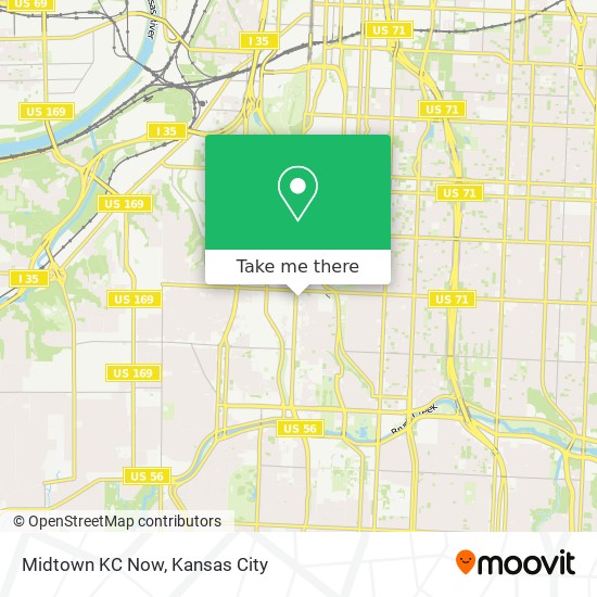 Midtown KC Now map