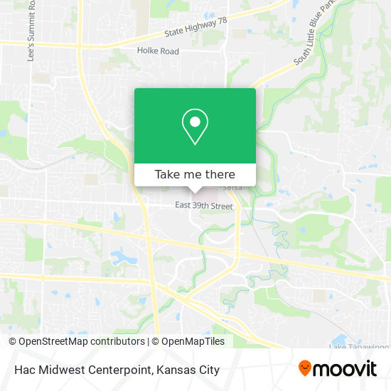 Mapa de Hac Midwest Centerpoint