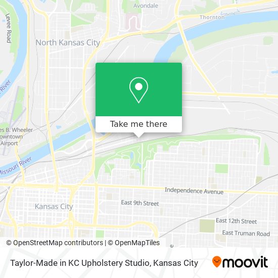 Taylor-Made in KC Upholstery Studio map
