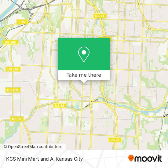 Mapa de KCS Mini Mart and A