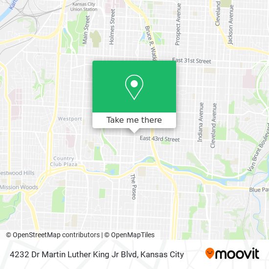 Mapa de 4232 Dr Martin Luther King Jr Blvd