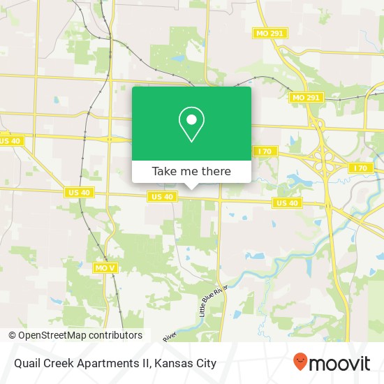 Mapa de Quail Creek Apartments II
