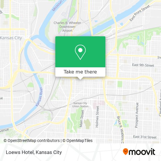Mapa de Loews Hotel