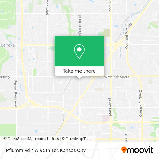 Pflumm Rd / W 95th Ter map