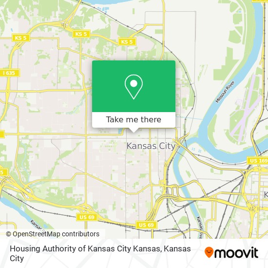 Housing Authority of Kansas City Kansas map