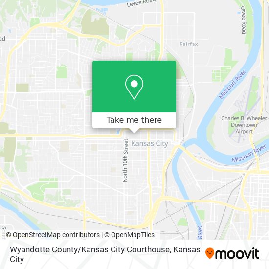 Wyandotte County / Kansas City Courthouse map