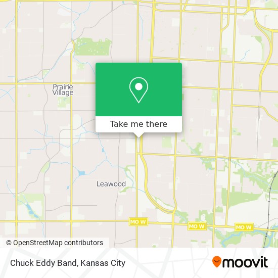 Chuck Eddy Band map