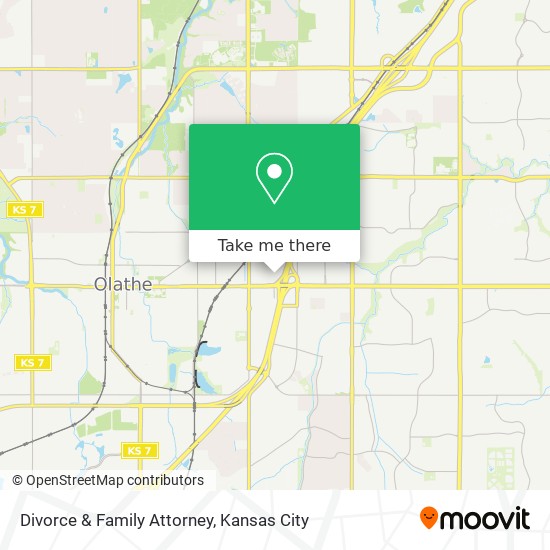 Divorce & Family Attorney map