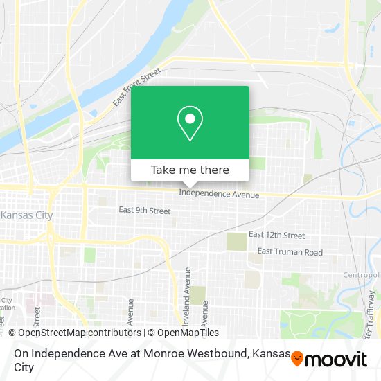 Mapa de On Independence Ave at Monroe Westbound