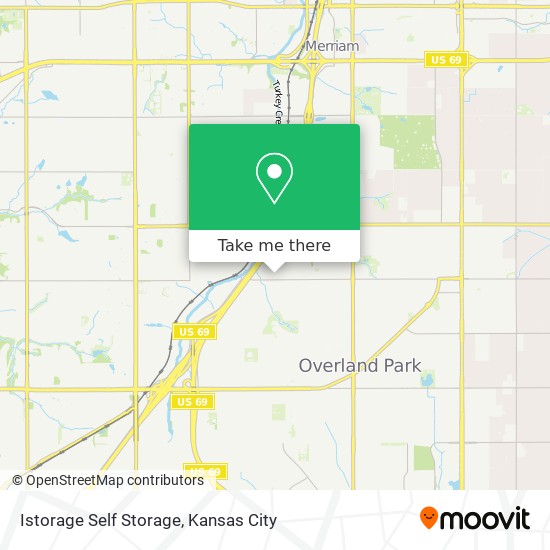 Istorage Self Storage map