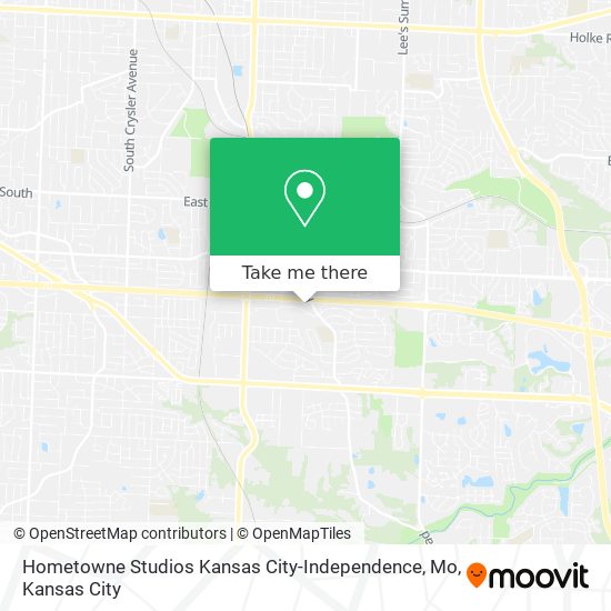 Hometowne Studios Kansas City-Independence, Mo map