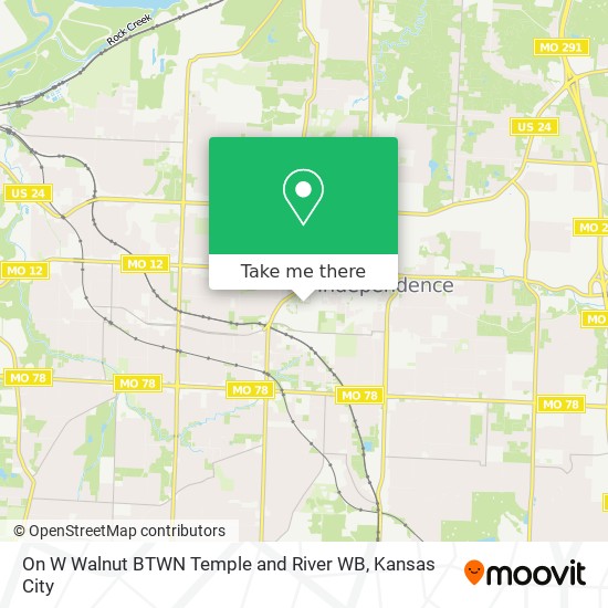 Mapa de On W Walnut BTWN Temple and River WB