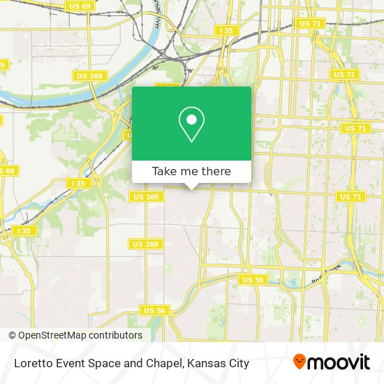 Mapa de Loretto Event Space and Chapel