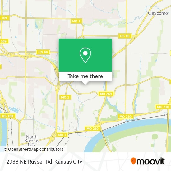Mapa de 2938 NE Russell Rd