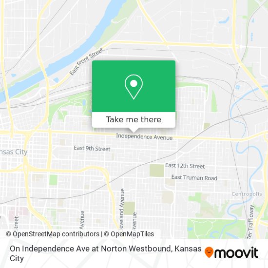 Mapa de On Independence Ave at Norton Westbound